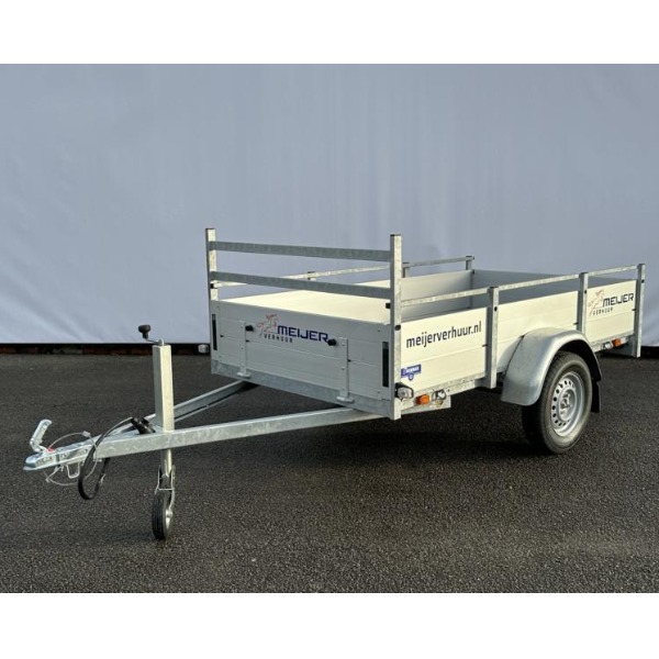 Aanhanger huren – enkele as (750 kg)